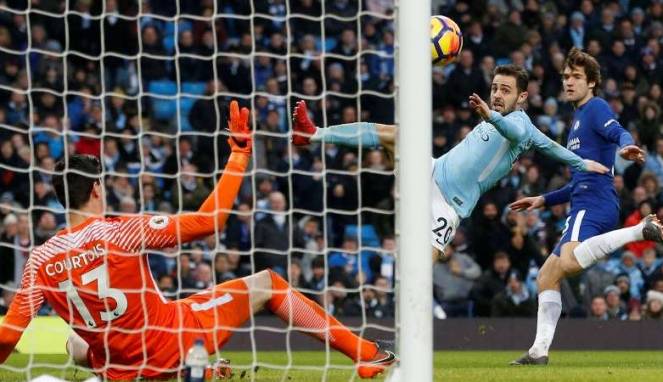 Menang Tipis Lawan Chelsea, ManCity Nyaman di Puncak Klasemen