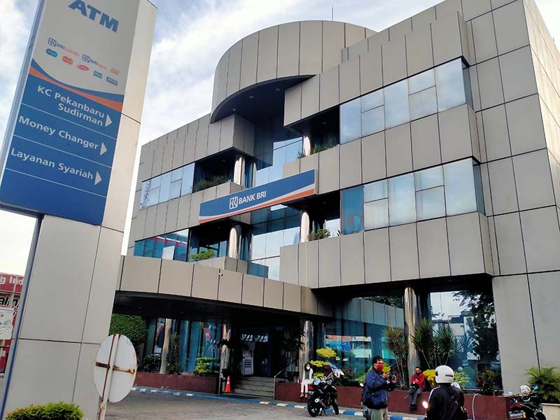 Karyawan Terkonfirmasi Positif Covid-19, BRI Sudirman Pekanbaru Langsung Tutup