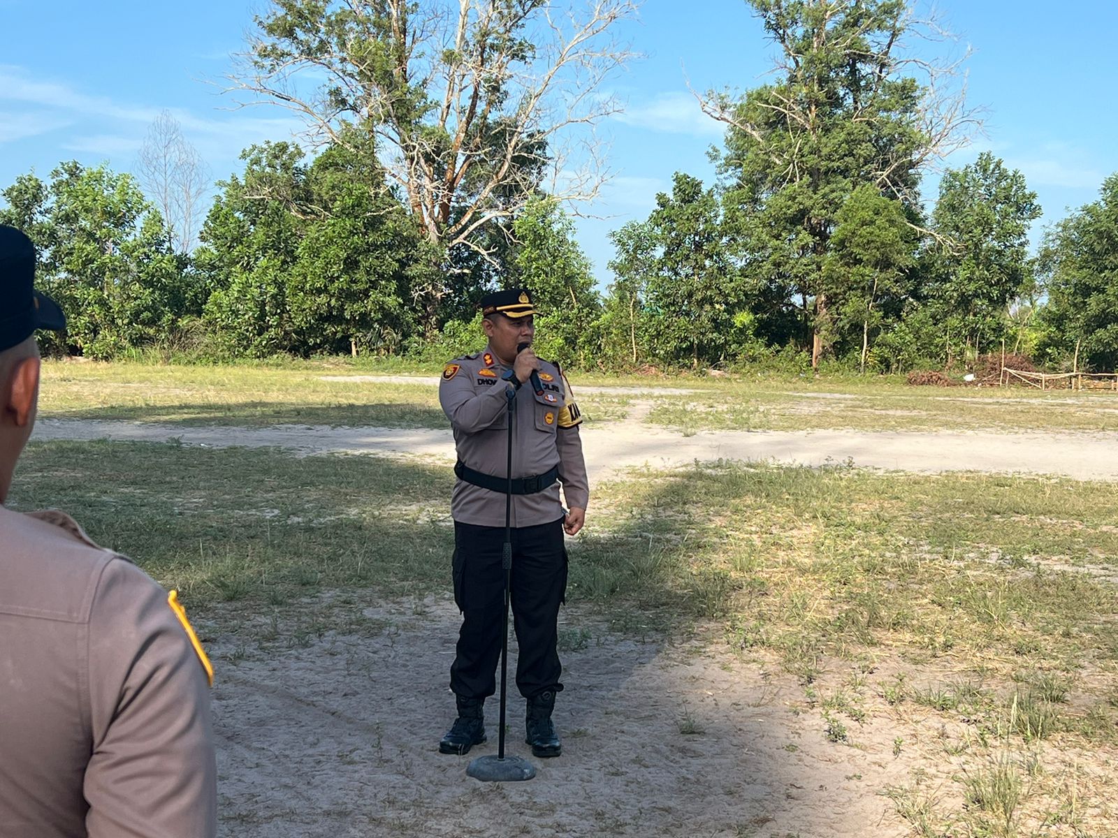 Polres Dumai Gelar Apel Pergeseran Pasukan Pengamanan TPS Pemilu