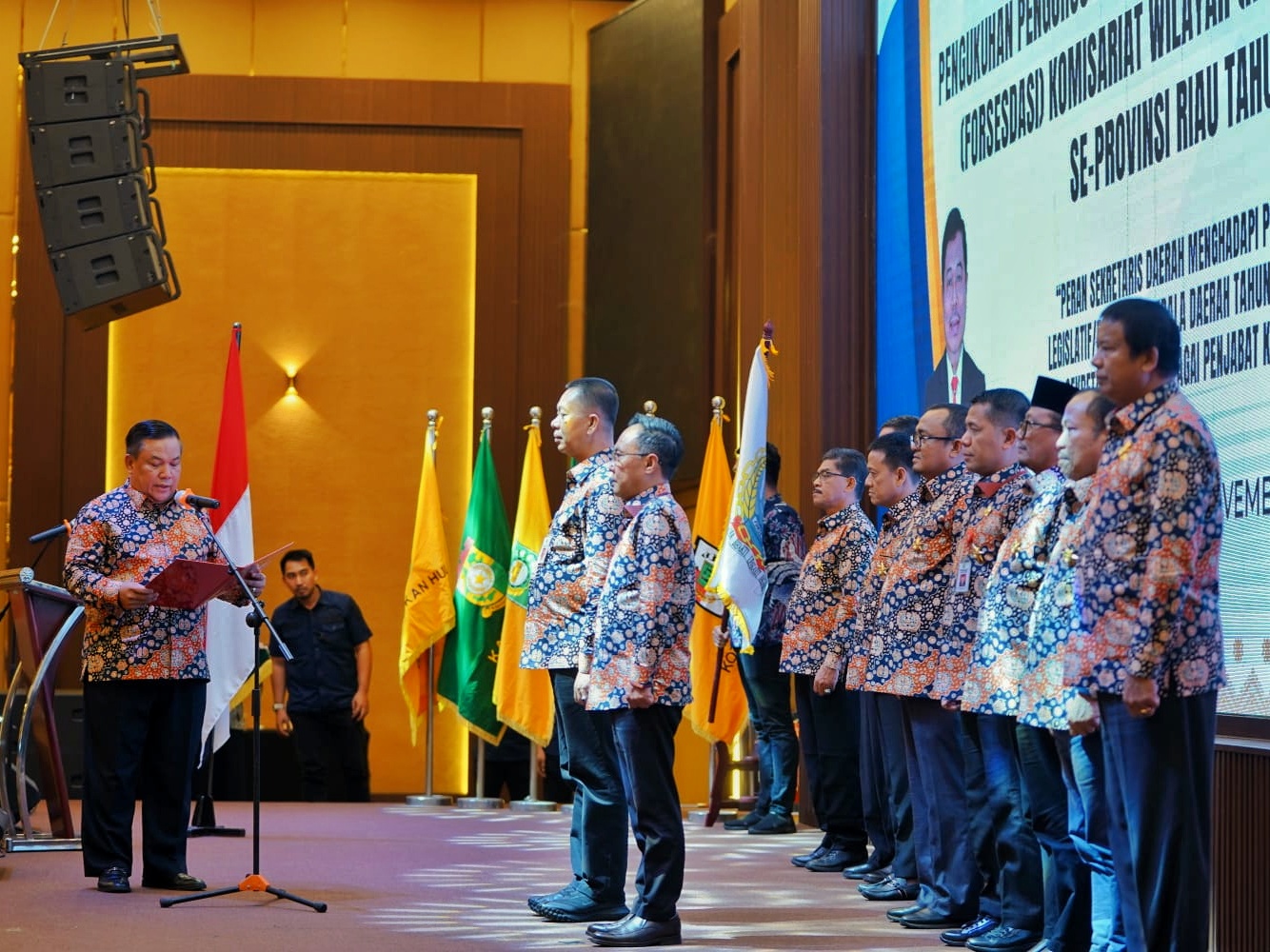 SF Hariyanto Kukuhkan Pengurus Forsesdasi Komwil Kabupaten/Kota Se-Provinsi