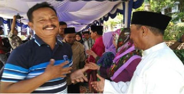 Bupati dan Wakil Bupati Rohul Pamitan Kepada Masyarakat