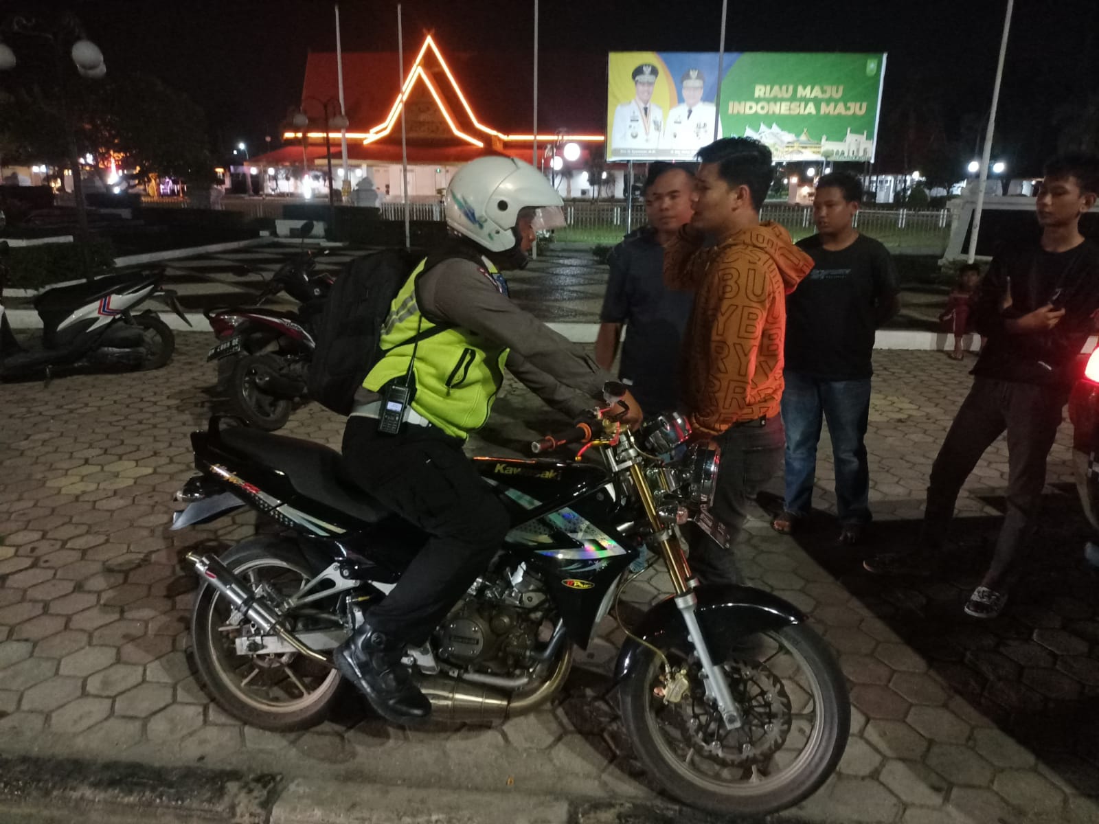 Terlibat Aksi Balap Liar, Satlantas Polresta Pekanbaru Amankan Sejumlah Kendaraan Roda Dua