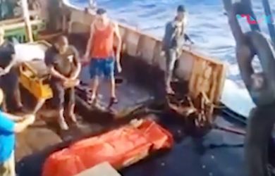 Jenazah ABK Indonesia Dilempar ke Laut dari Kapal Cina, Lihat Videonya