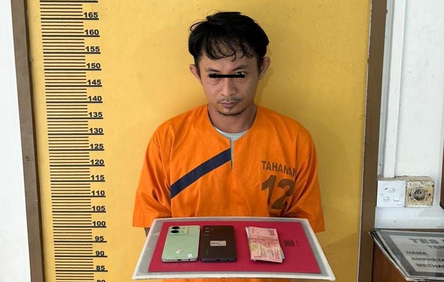 Buron Kasus Narkoba di Inhu Ditangkap di Kamar Hotel