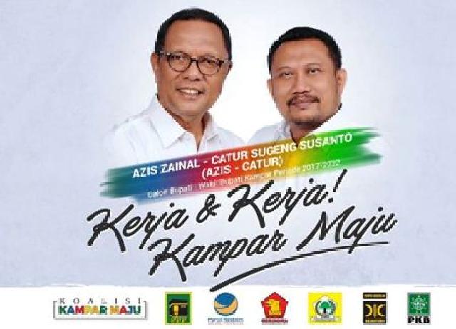 Hasil Pleno 21 PPK, Azis-Catur Juarai Pilkada Kampar