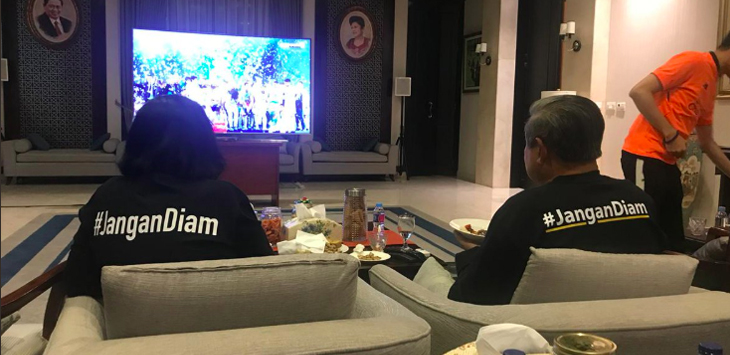 Kaos SBY #JanganDiam: Jika yang Baik Diam, yang Jahat Menang