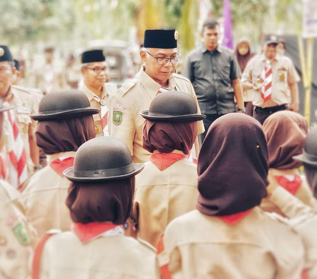 Penjabat Bupati Inhil Buka Kemah Prestasi Terpadu Gerakan Pramuka