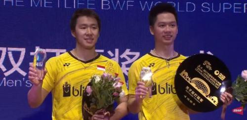 Tampil Dominan, Marcus/Kevin Juara China Open 2017