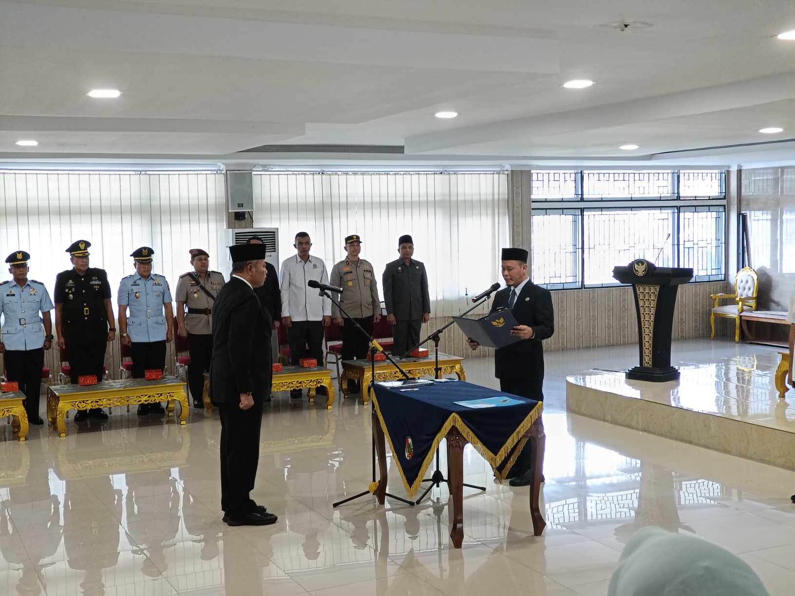 Wako Agung Resmi Lantik Ingot Ahmad Hutasuhut Sebagai Pj sekda Pekanbaru