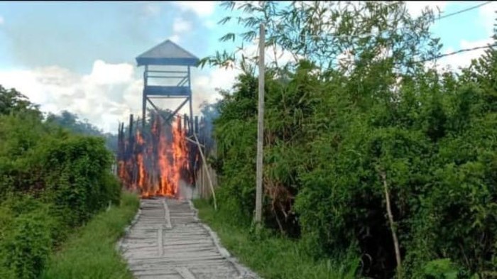 Ngeri, Kampung Narkoba ala Kolombia di Kalteng Punya Tower Intai-3 Lapis Gerbang