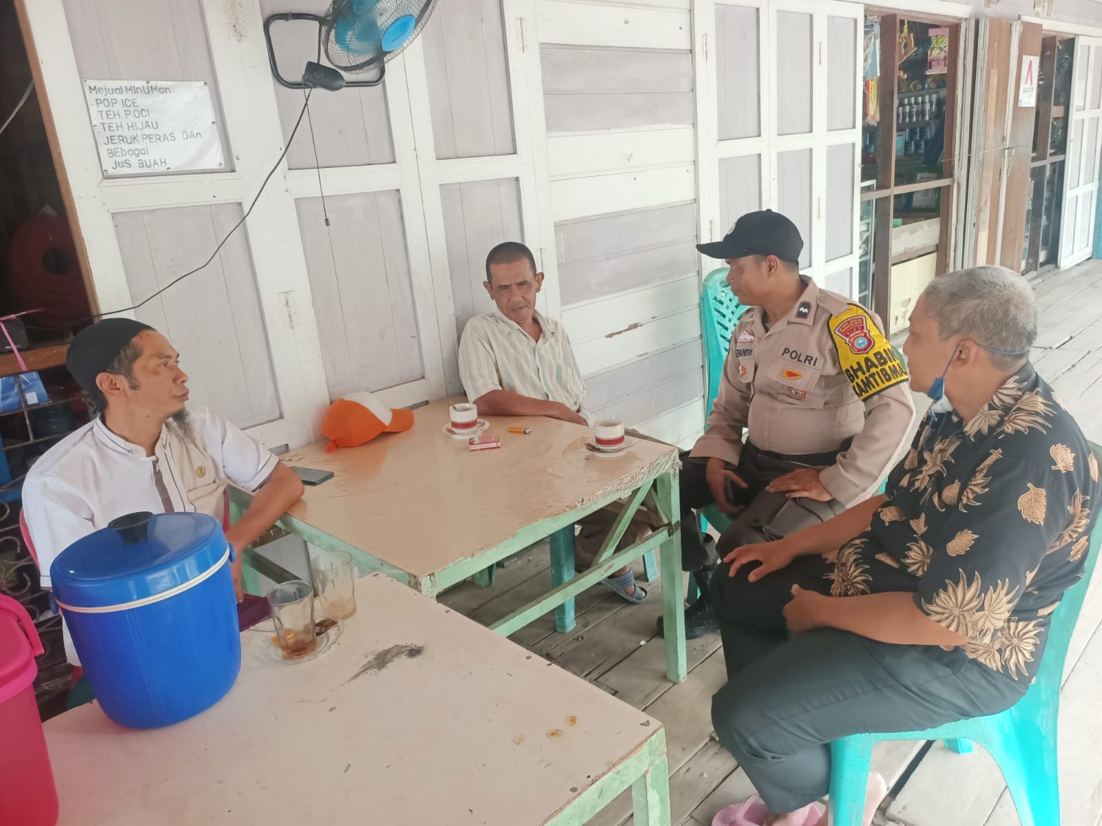 Pemilu Damai 2024, Polsek Batang Tuaka Galakkan Colling System dan Edukasi Masyarakat