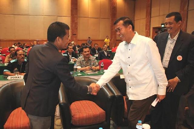 Walikota Pekanbaru Buka Rakor KONI Pekanbaru