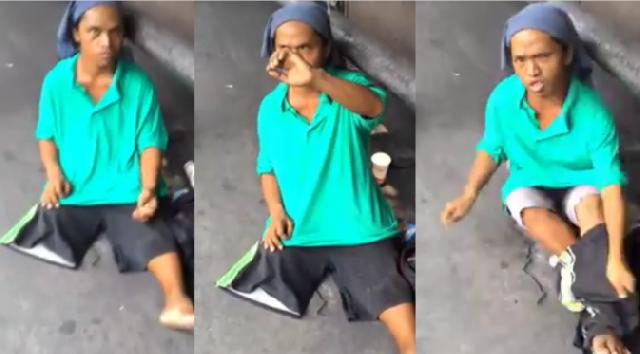 Satpol PP Amankan Pengemis 'Kaki Buntung'