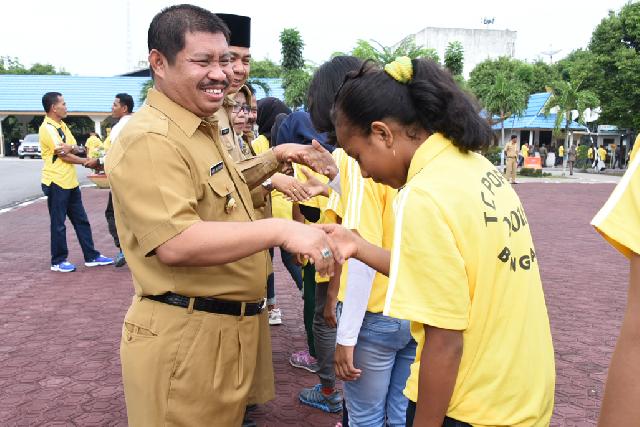Bupati Ajak Warganya Doakan Kontingen Popda Bengkalis