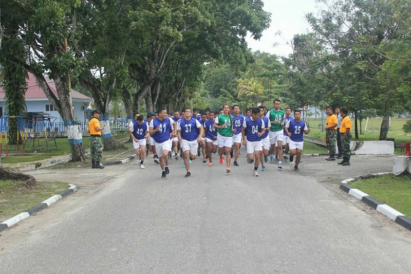 57 orang Casis PA PK TNI Lakukan Tes Samapta di Lanud Rsn