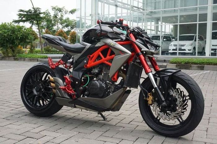 Honda Tiger Revo Tampang Street Fighter, Cuma Dijual Segini