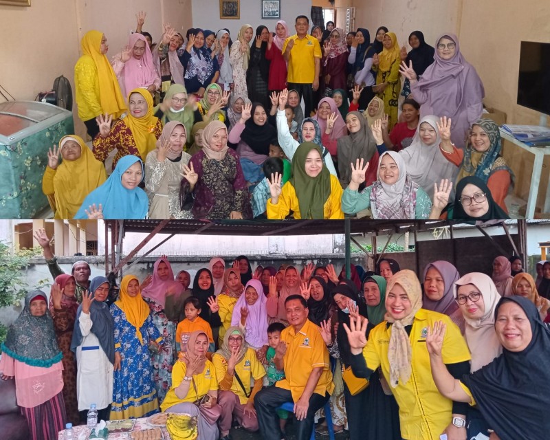 Kampanye di Tuah Madani Pekanbaru, Warga Curhat Soal BPJS dan Zonasi Sekolah ke H Amran