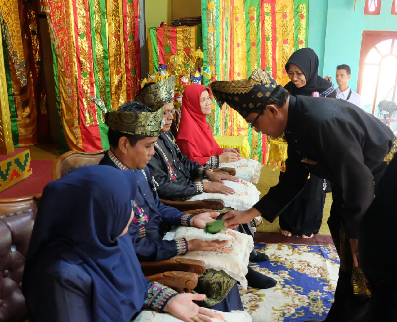 Bupati Inhil Hadiri Tepung Tawar Kajari Dan Ketua PA
