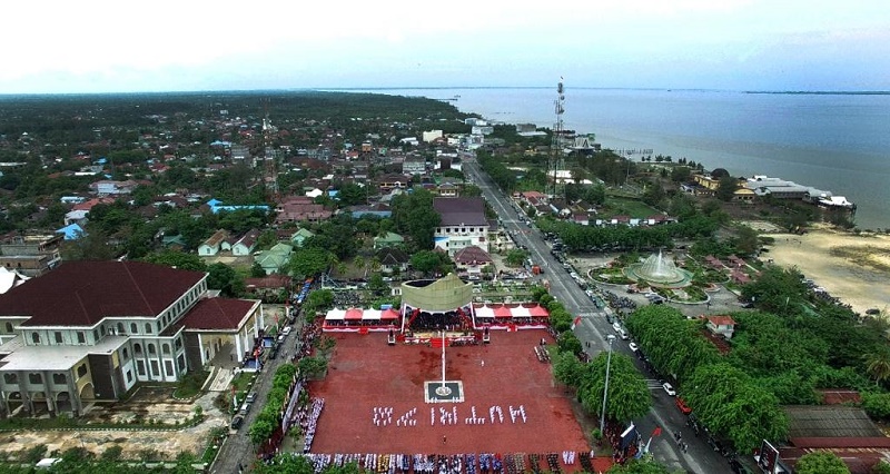Formasi Paskibra Bengkalis “HUT 72 RI” Undang Rasa Takjub