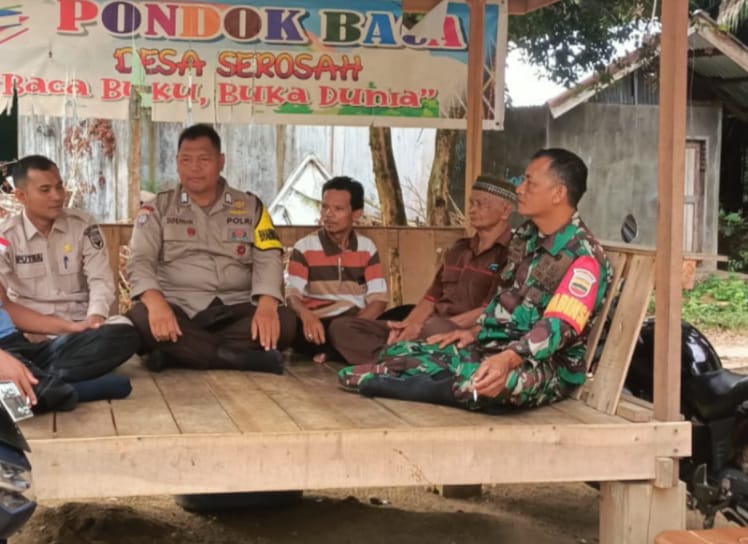 Polsek Hulu Kuantan dan Koramil 08 Kuantan Mudik Gelar Patroli Sinergitas untuk Pilkada 2024