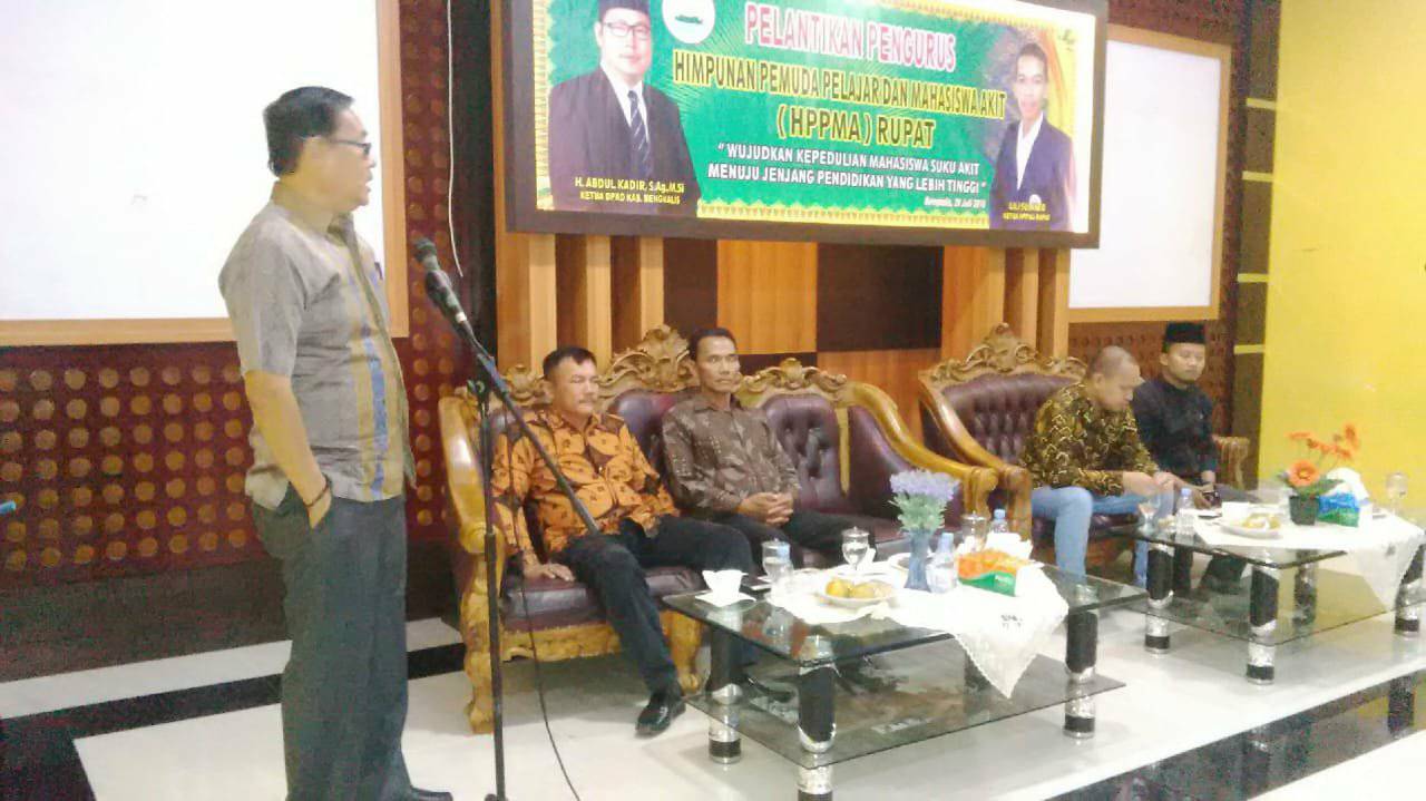 Ketua DPRD Bengkalis Lantik Pengurus HPPMA Rupat