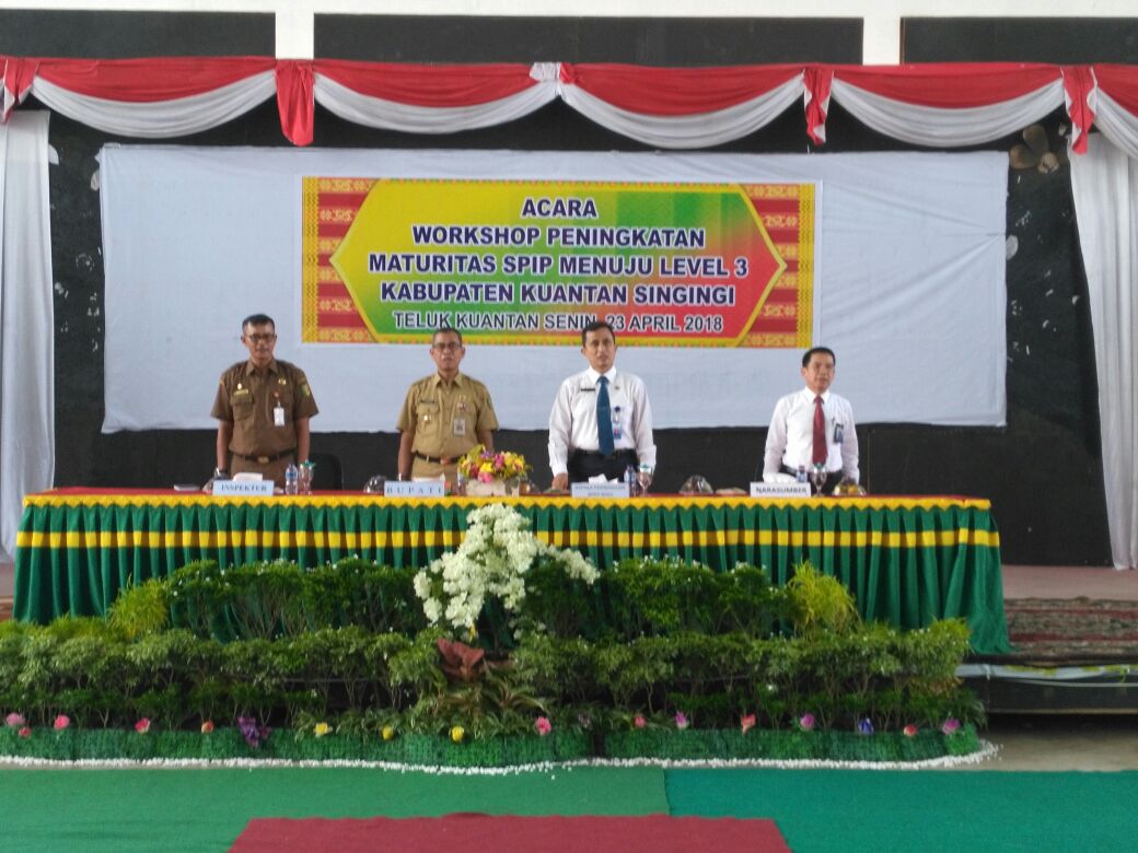 Bupati Mursini Minta Agar Penerapan SPIP Tidak Hanya Sekedar dijadikan Formalitas UU 