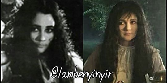 Bersanding Dengan Almarhum Suzzanna, foto Luna Maya bikin merinding 