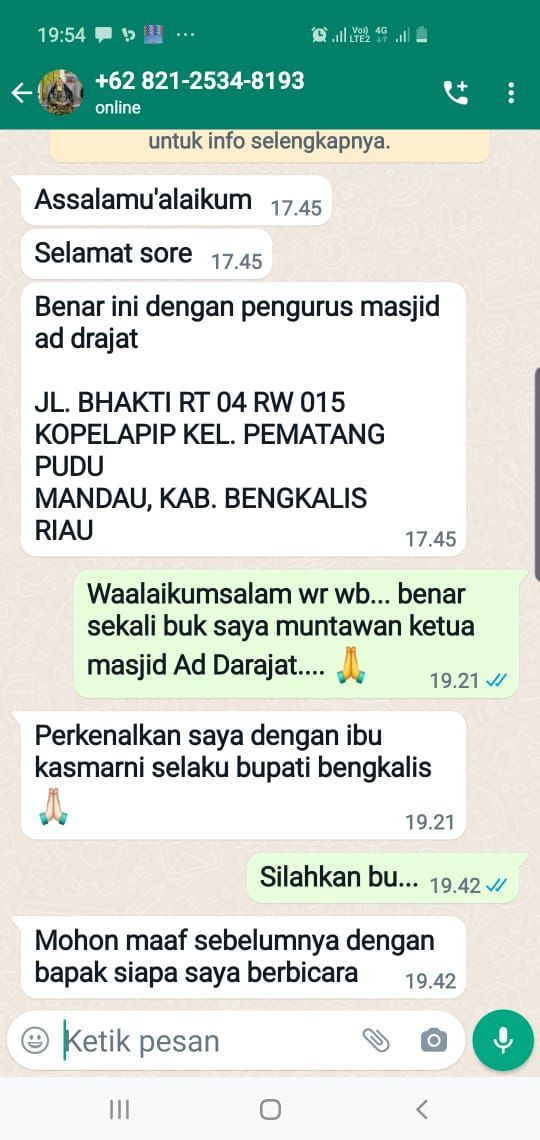 Nama Bupati Kasmarni Dicatut Untuk Penipuan