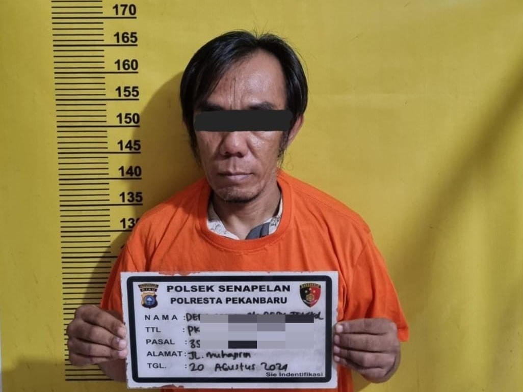 Asmara Memanas, Pria Aniaya Kekasih di Kamar Hotel Pekanbaru, Ditangkap Polisi