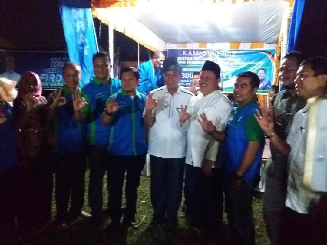 Dihadapan Masyarakat Ikatan keluarga Perantau Pasaman dan Pasaman Barat, Ini Janji Firdaus
