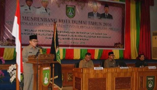 Walikota Dumai Buka Musrenbang RKPD 2017