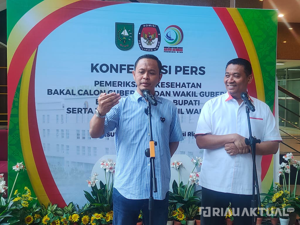 Usai MCU, Agung Nugroho Doakan Kesehatan Semua Bakal Calon Pilkada Pekanbaru