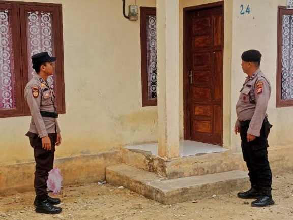 Antisipasi Pencurian saat Mudik, Polsek Rimba Melintang Patroli ke Rumah Warga