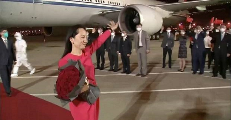 Pemerintah AS Dan China Lepas Tahanan, CFO Huawei Dibarter Dua Warga Kanada