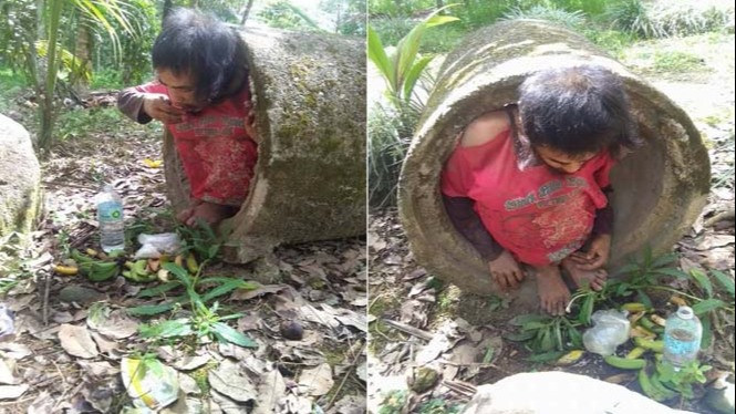 Sedih, Tunawisma Ini Tinggal dalam Pipa Gorong-Gorong