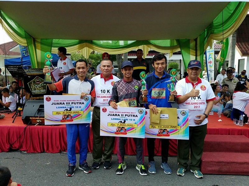 Kasdam dan Danrem Lepas Ribuan Peserta Lomba Lari 10 K dan Jalan Santai, Berikut Pemenangnya