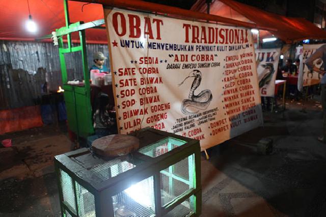 Sate monyet, jamu ilegal di Jakarta