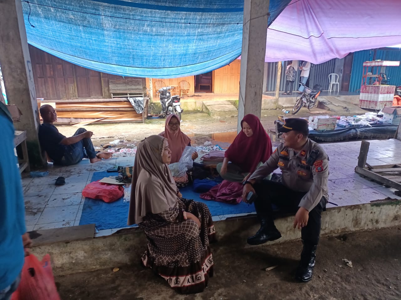 Kapolsek Sungai Batang Pastikan Ketertiban Masyarakat Jelang Pemilu 2024 di Inhil