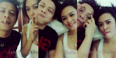 Ariel Akrab dengan Model Majalah Dewasa