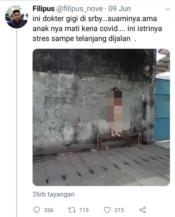 Pengunggah Video Dokter Telanjang yang Viral Ditangkap