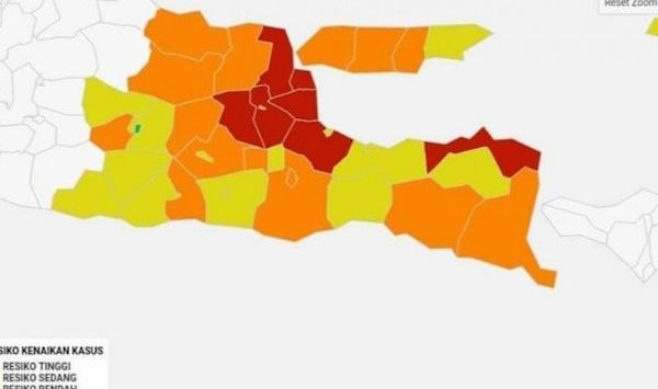 Jawa Timur Memburuk, Inggris Bantu Dana Covid-19 Rp987 Juta