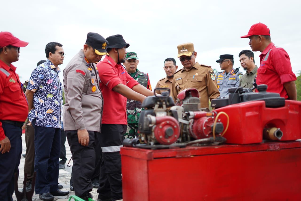 Pemkab Siak Gelar Apel Pasukan Kesiapsiagaan Bencana Banjir dan Karhutla