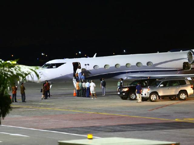 Begini Penampakan Obama Saat Tiba di Bali