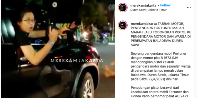 Akhirnya Pengemudi Fortuner Viral Beraksi Koboi di Duren Sawit Menyerahkan Diri
