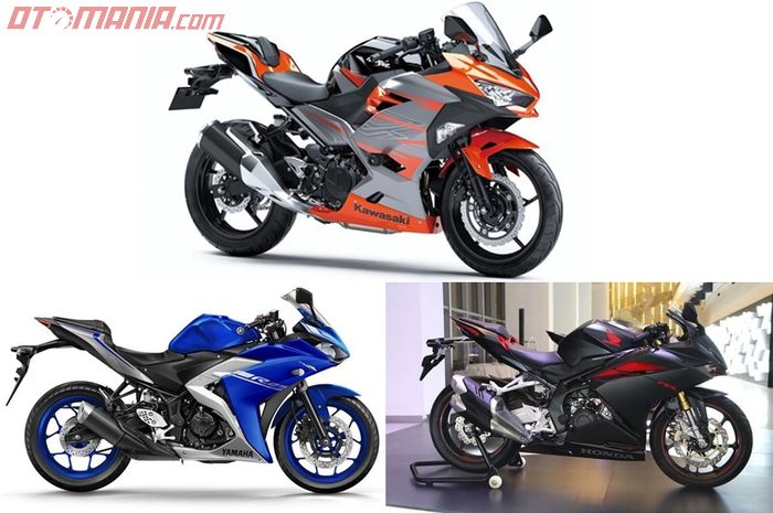 Kawasaki New Ninja 250 Asapi Honda CBR250RR dan Yamaha R25