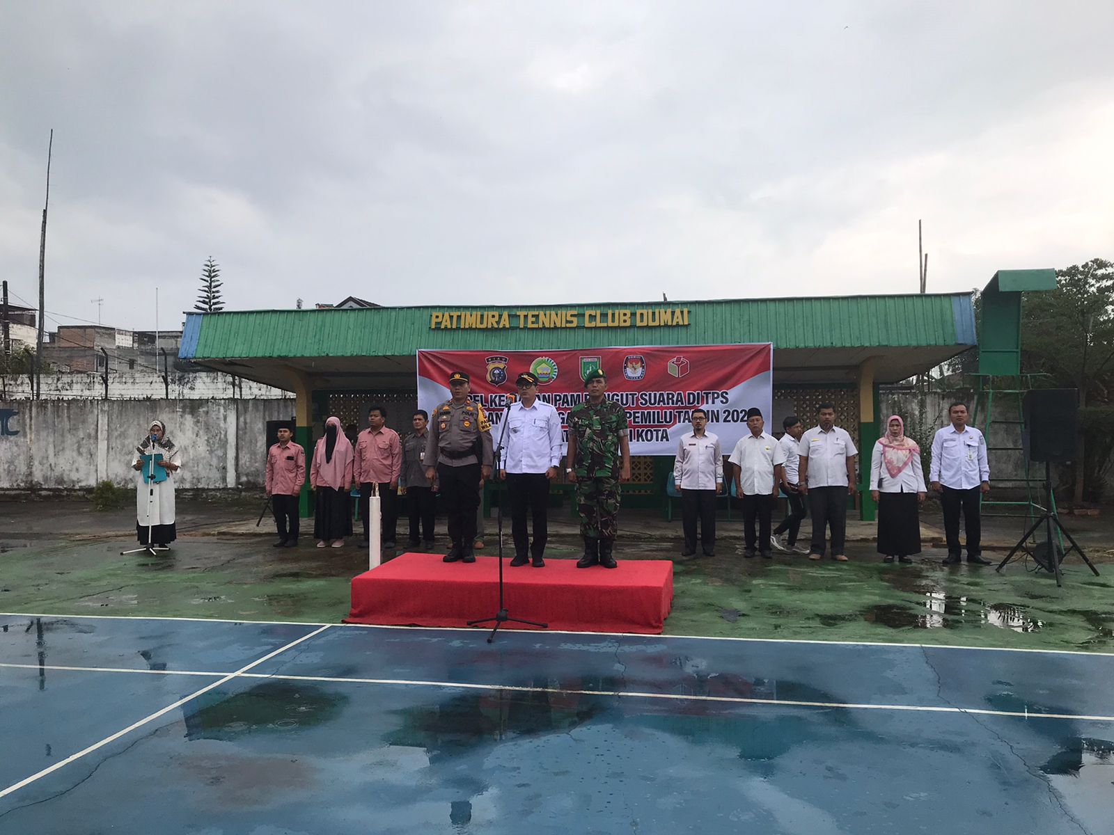 Polres Dumai Gelar Apel Kesiapan Pengamanan Pemungutan Suara di TPS