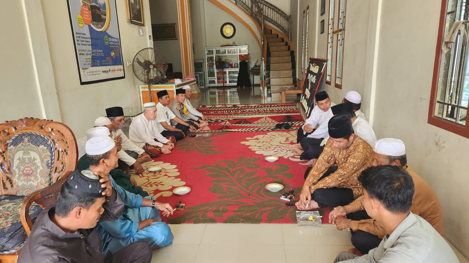 Kapolsek Kempas Gandeng Ulama Wujudkan Pilkada Damai 2024