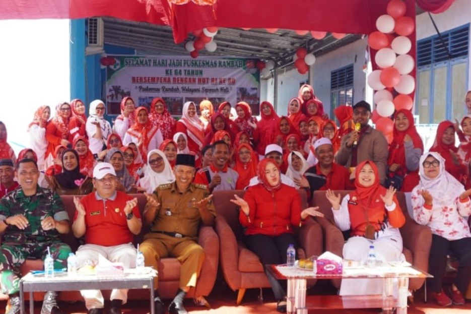 Perayaan Hari Jadi Puskesmas Rambah ke-64, dr Yeni: Puskesmas Rambah Makin Berjaya dan Melayani dengan Sepenuh Hati