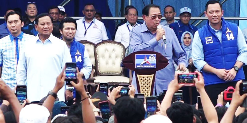 Di Kota Malang, SBY Yakinkan Prabowo Putra Terbaik Bangsa