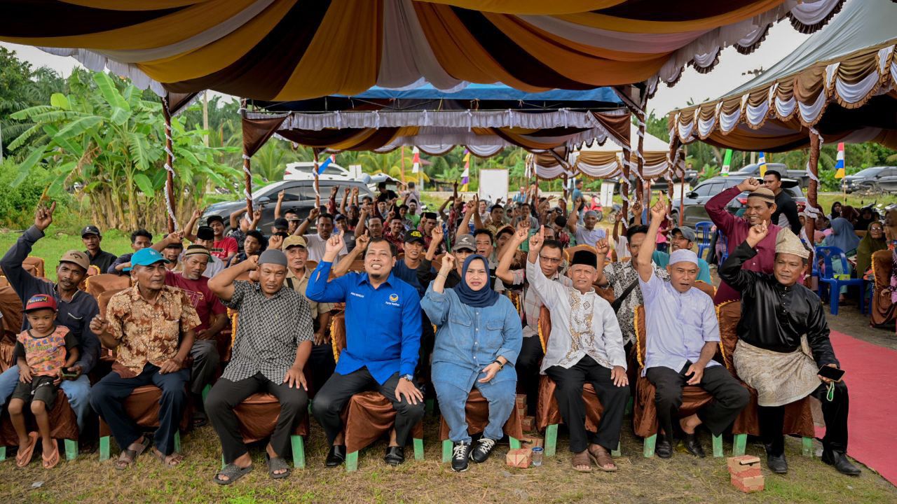 Warga Tanjung Leban Apresiasi Program Kasmarni-Bagus Santoso, Siap Coblos Nomor 1